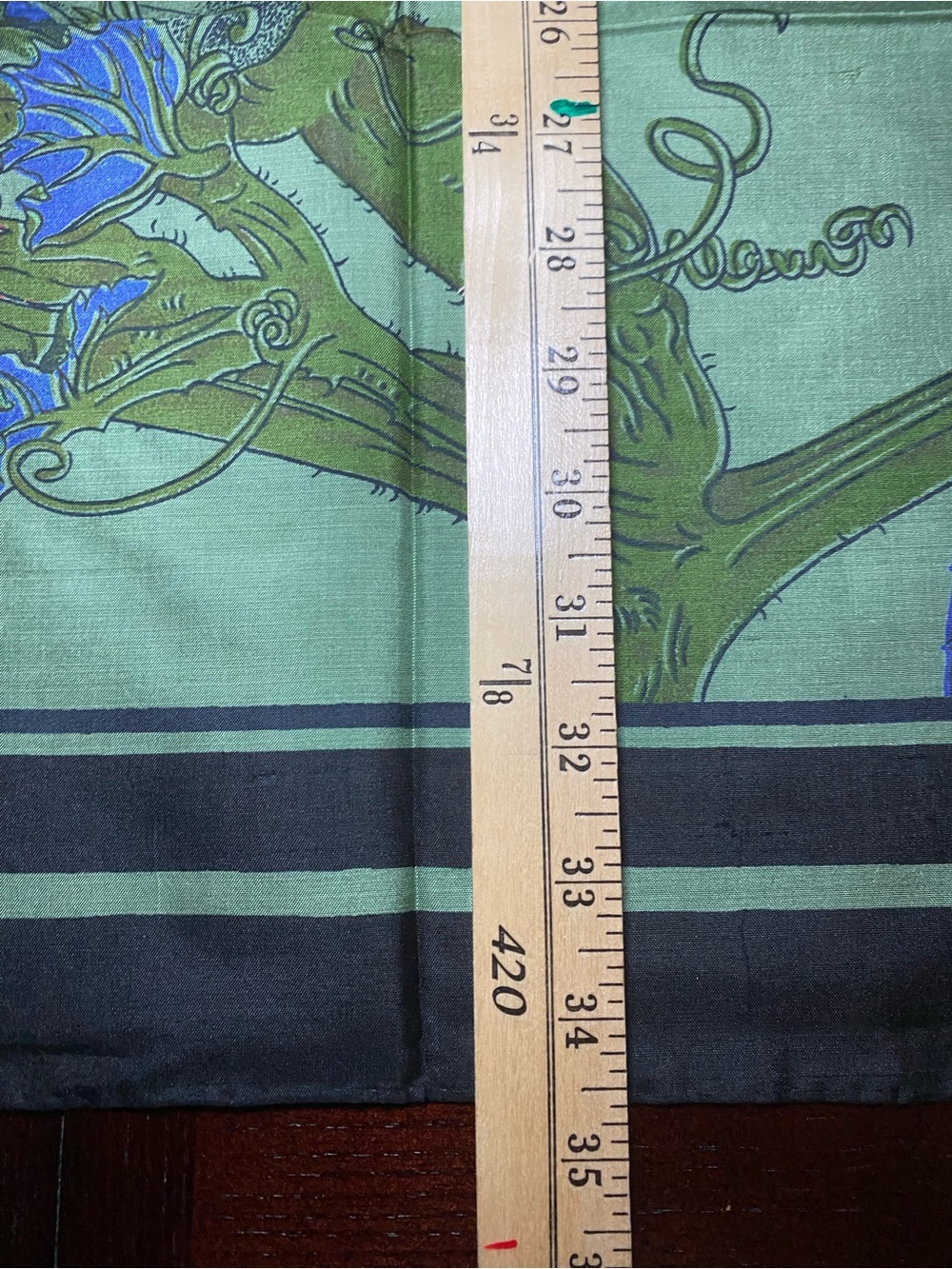 Hand Woven 100% Thai Silk Scarf from the Suzanne Collection floral pattern - Picture 16 of 16
